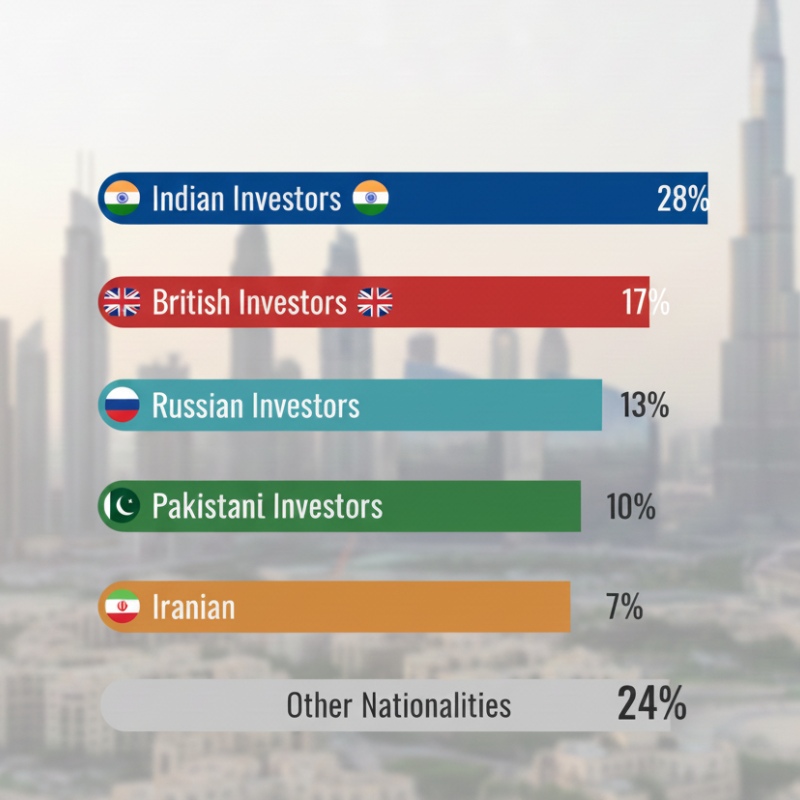 خریداران ملک در دبی از چه ملیت‌هایی هستند؟