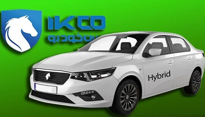 خودرو هیبریدی ایران خودرو به بازار می‌آید