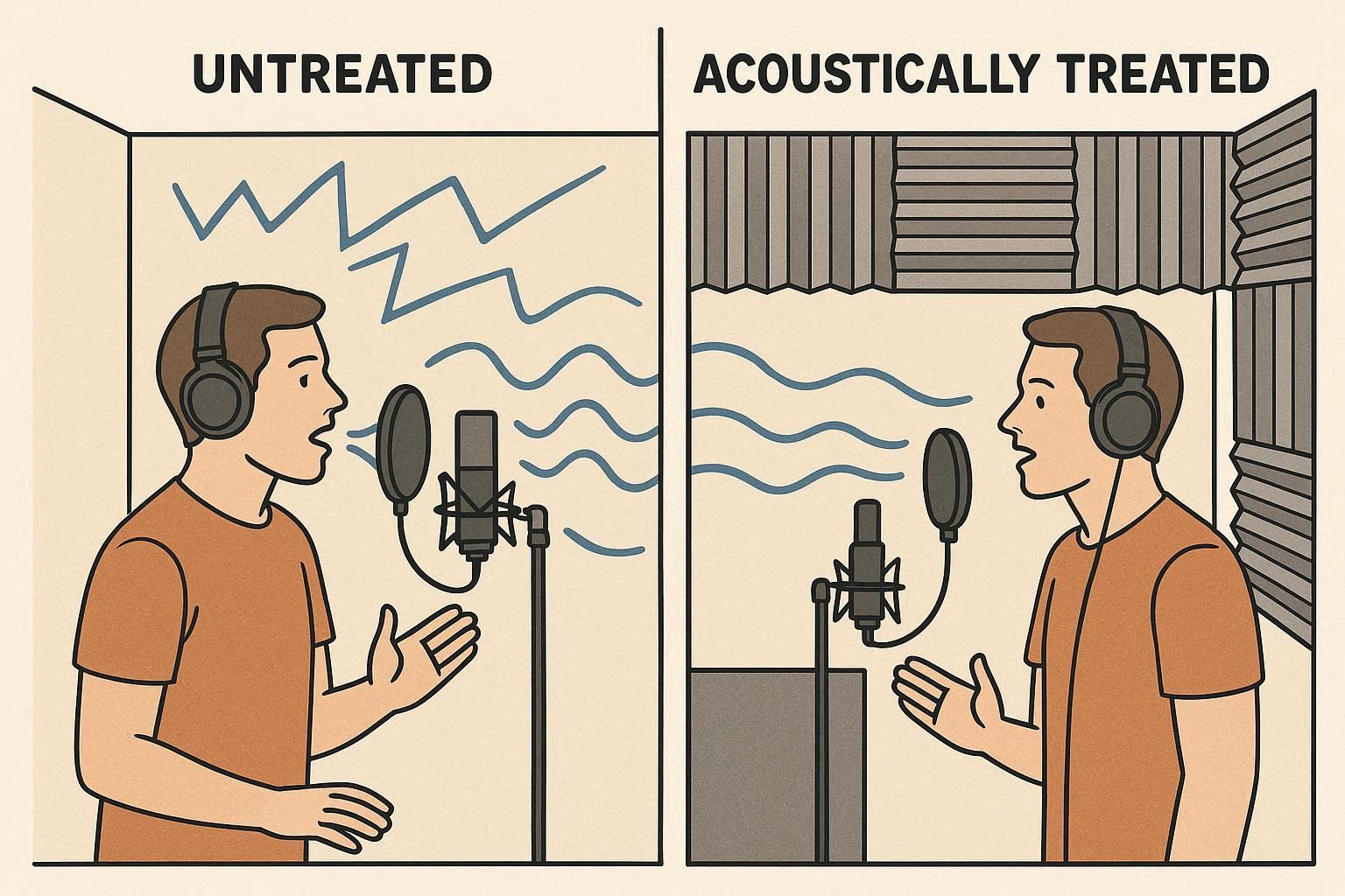 آکوستیک استودیو چیست و چرا از تجهیزات مهم ضبط است؟