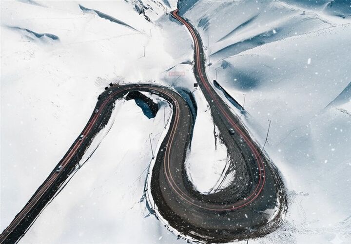 برف، باران و گردوخاک در جاده‌های ۲۰ استان کشور