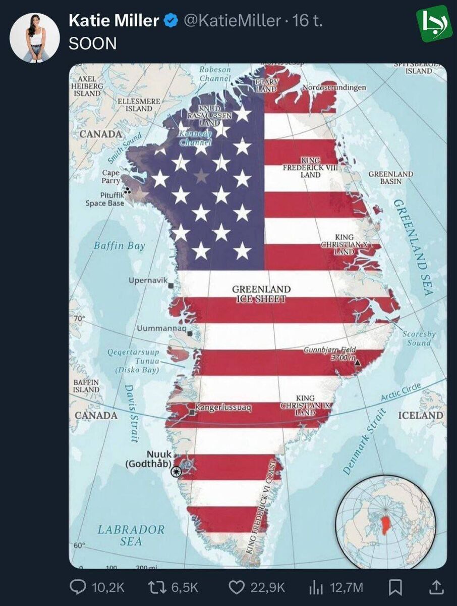 بعد از ونزوئلا نوبت گرینلند است؟