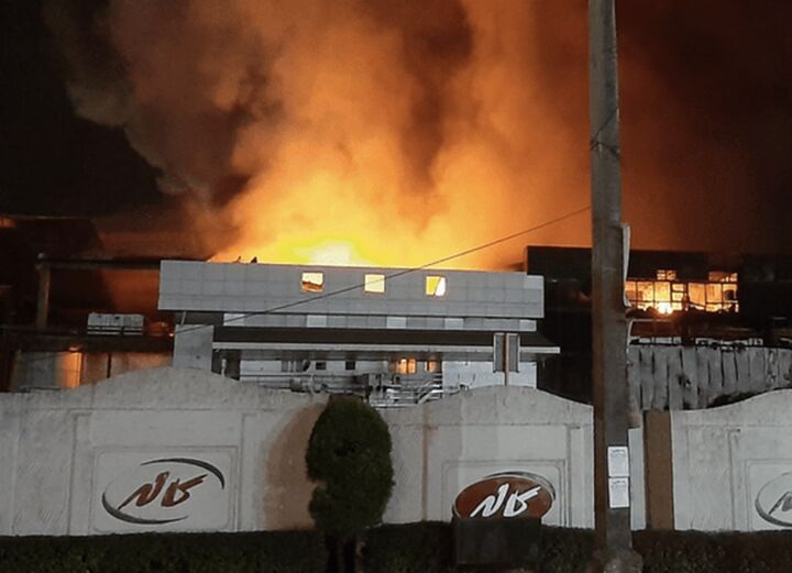 جزئیات آتش‌سوزی در کارخانۀ کاله در آمل