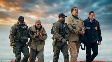 تصویری پربازدید از ربودن رییس جمهور ونزوئلا و همسرش