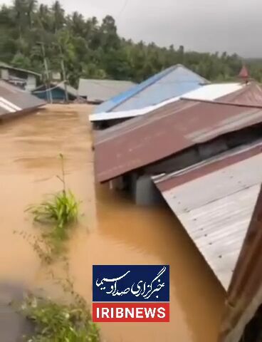 جان‌باختن دست‌کم ۱۶ نفر در سیل اندونزی