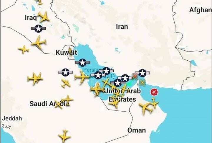 پرواز پهپادهای سپاه بر فراز خلیج فارس