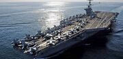 قدرت‌نمایی نیروی دریایی سپاه در خلیج فارس و صف آرایی مقابل آبراهام لینکن