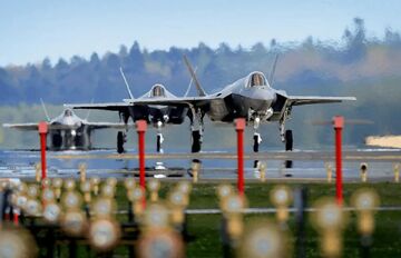 استقرار جنگنده‌های «اف-۳۵» آمریکا در اروپا