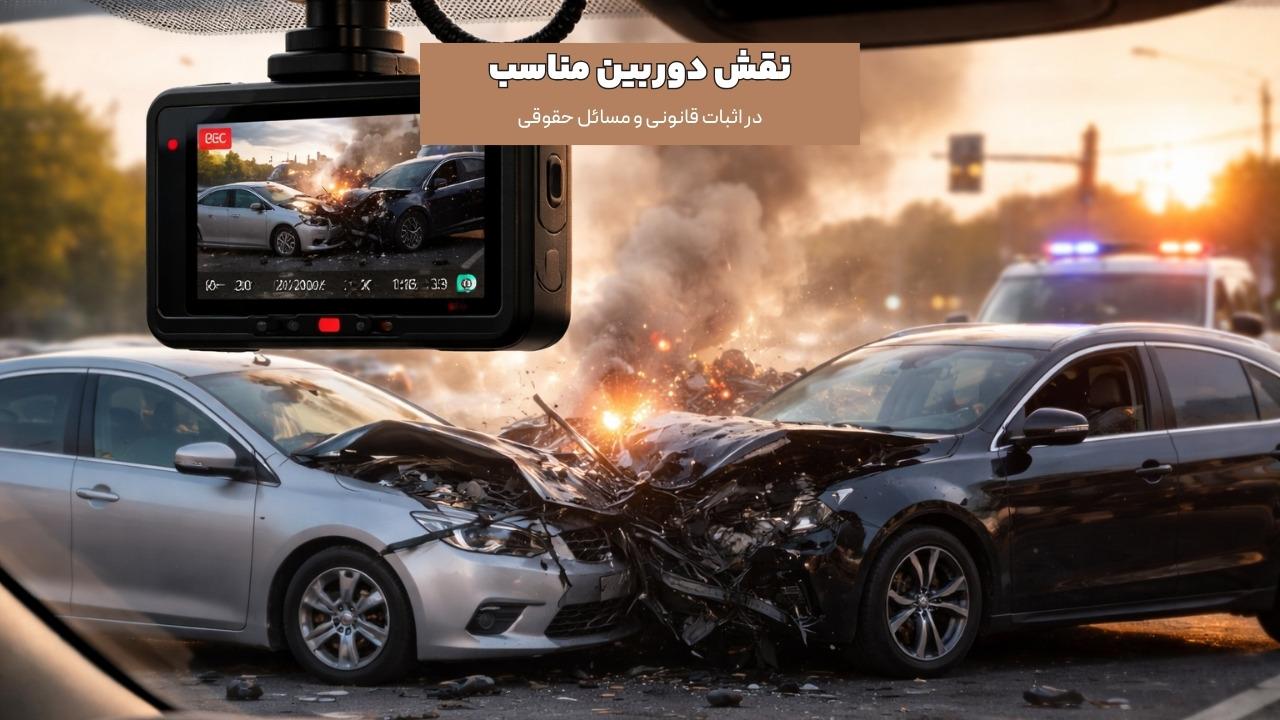 اعتبار قانونی فیلم دوربین خودرو در تصادفات رانندگی : اهمیت به عنوان مدرک