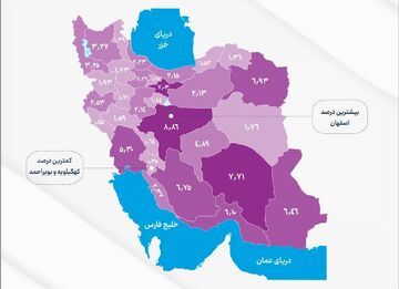 هر استان چقدر گازوئیل مصرف می‌کند؟