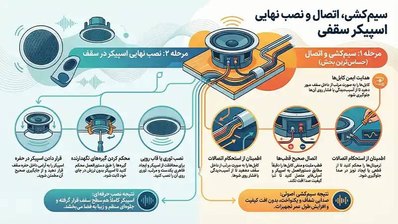 نصب نهایی اسپیکر