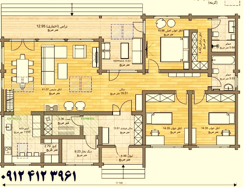 نقشه ویلا پیش ساخته