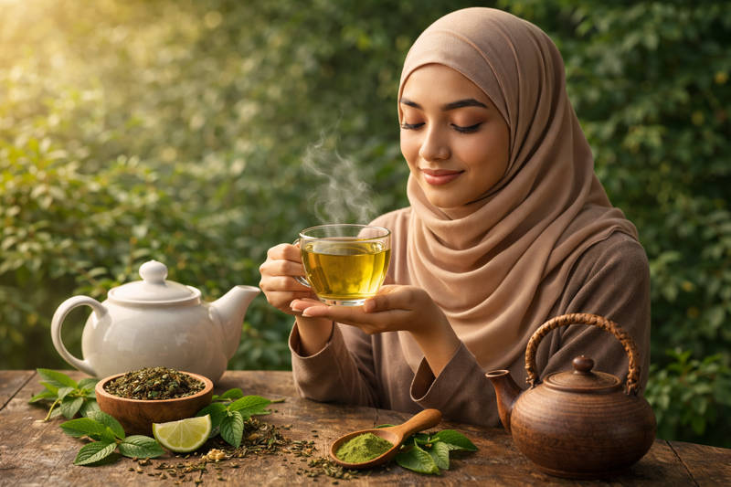 بهترین زمان مصرف چای سبز برای لاغری و بررسی تاثیر آن