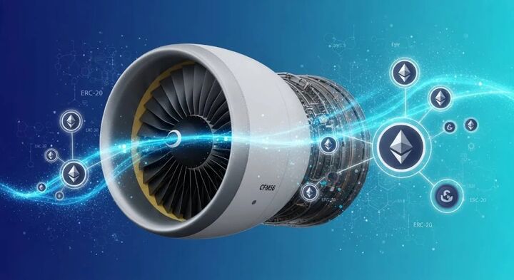 ورود دارایی‌های بخش هوانوردی به شبکه اتریوم؛ جزئیات توکنیزه کردن موتورهای جت