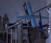 تصویر «موشک کروز ضد کشتی قدر ۳۸۰» در شهر زیرزمینی سپاه