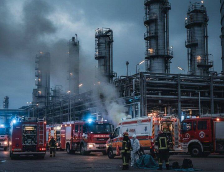 یک حادثه خیلی اتفاقی! | نشت مواد خطرناک در پالایشگاه بزرگ اسرائیل