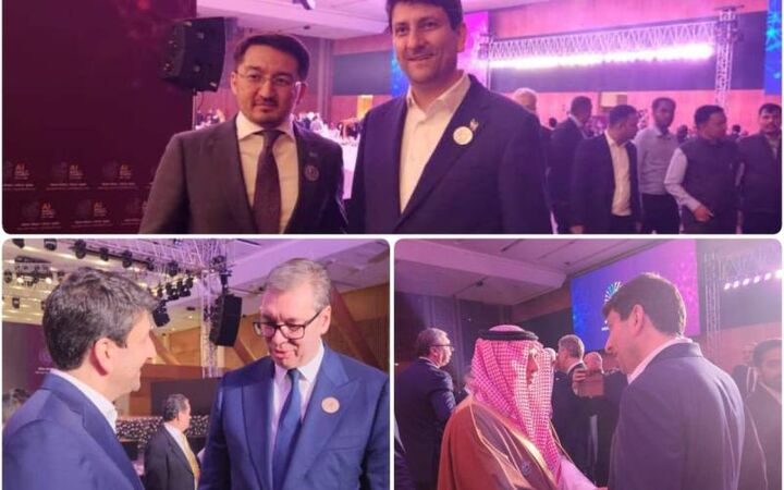 دیدارهای وزیر ارتباطات با مقامات عالی رتبه سایر کشورها در حاشیه اجلاس هوش مصنوعی هند