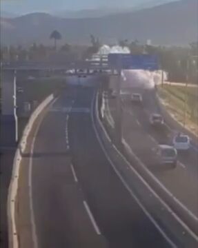 انفجار عجیب یک کامیون در شیلی