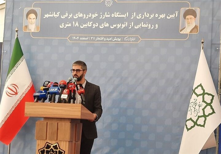 آغاز فعالیت ۲۰ اتوبوس ۱۸ متری در خط آزادی ــ تهرانپارس