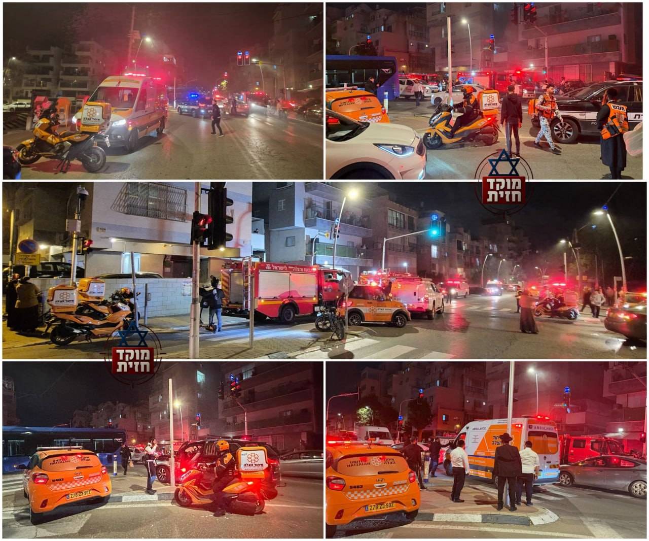 آتشسوزی در زیر ساختهای توزیع برق شهر بنیباراک سرزمینهای اشغالی