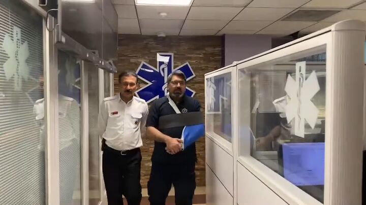 رئیس مجروح اورژانس در این سازمان حاضر شد