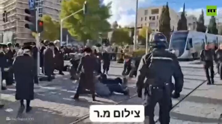 درگیری یهودیان حریدی با پلیس اسرائیل