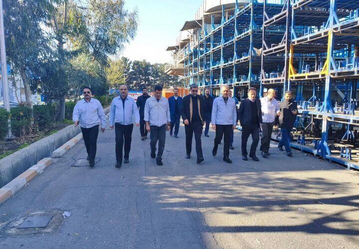 بازدید رییس ایدرو از شرکت مگاموتور و امدادخودرو سایپا