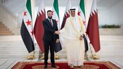 دیدار الجولانی با امیر قطر در دوحه