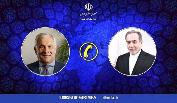 رایزنی تلفنی وزیران خارجه ایران و ایتالیا با موضوع آتش‌بس