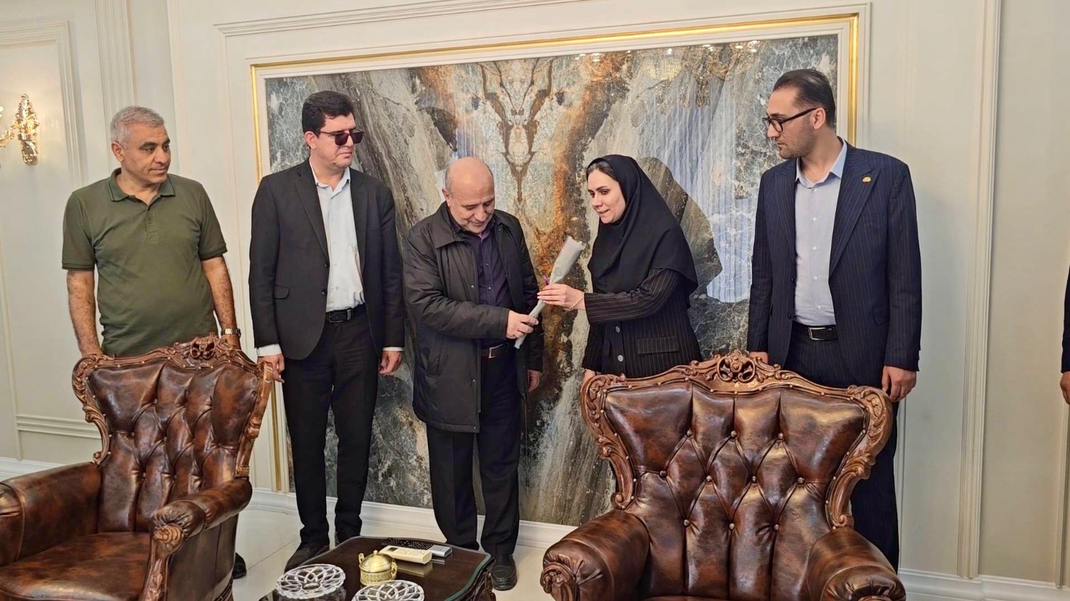 بازدید مدیرعامل سازمان منطقه آزاد ماکو از واحدهای تولیدی شوط و تبریز