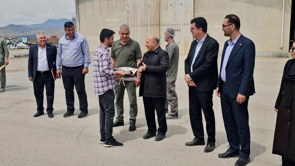 بازدید مدیرعامل سازمان منطقه آزاد ماکو از واحدهای تولیدی شوط و تبریز