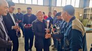 بازدید مدیرعامل سازمان منطقه آزاد ماکو از واحدهای تولیدی شوط و تبریز