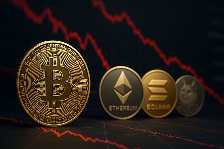 روند نزولی قیمت آلت‌کوین‌ها | بیت‌کوین در آستانه ۷۹,۰۰۰ دلار
