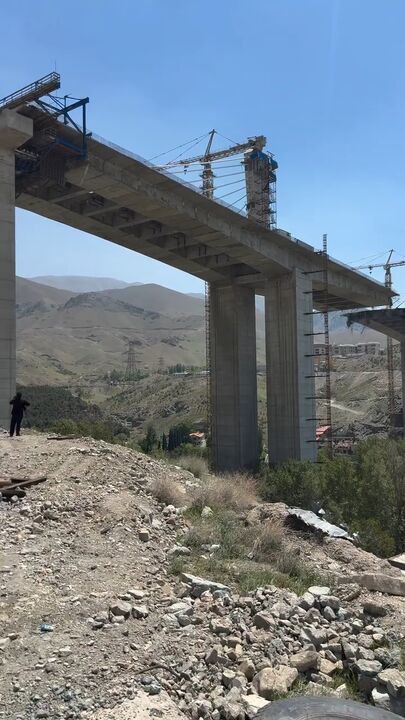 آغاز بازسازی پل B۱ کرج