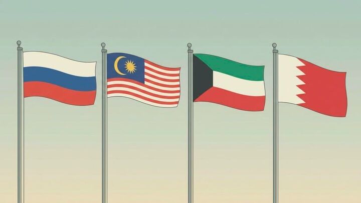 روسیه: در حال بررسی لغو روادید با کویت، بحرین و مالزی هستیم