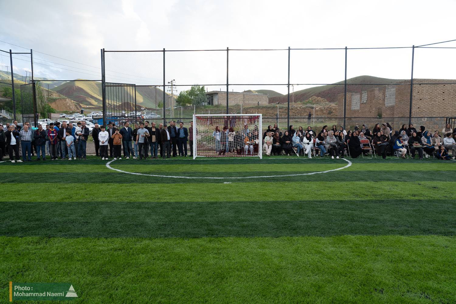 زمین فوتبال دهستان ارسی به بهره برداری رسید