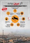 در زمان حمله هوایی در خیابان، چه اقدامی باید انجام داد؟