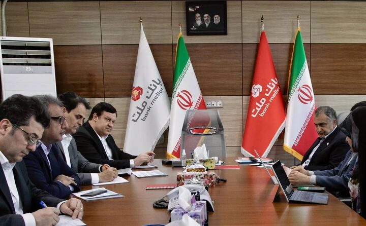 نشست مشترک مدیرعامل بانک ملت و رییس دانشگاه صنعتی شریف با موضوع حمایت از تولیدات علمی نشست مشترک مدیرعامل بانک ملت و رییس دانشگاه صنعتی شریف با موضوع حمایت از تولیدات علمی