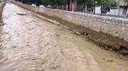 سیل و آبگرفتگی در مرند بر اثر بارش شدید