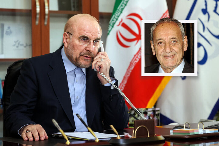 گفتگوی قالیباف و نبیه بری درباره شرایط لبنان