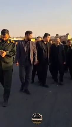 بازدید استاندار البرز از روند خدمت‌رسانی در موکب شهدای شهرستان فردیس 