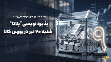 پذیره‌نویسی نهمین صندوق نقره از روز شنبه در بورس کالا