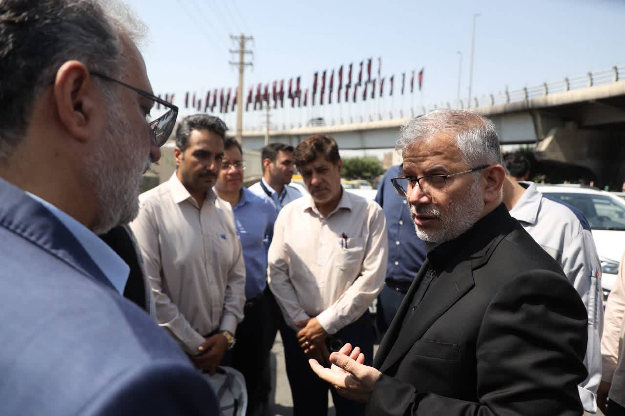 استاندار البرز از پیشرفت دو ایستگاه متروی کرج بازدید کرد