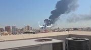 پایگاه آمریکایی در کویت همچنان در حال سوختن است