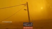 طوفان و ریزگرد، سیستان را فرا گرفت