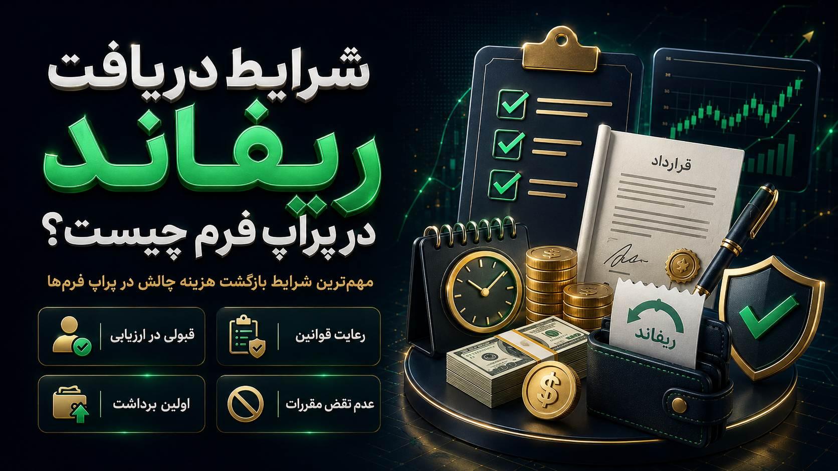 ریفاند در پراپ فرم چیست و چه زمانی پرداخت میشود؟