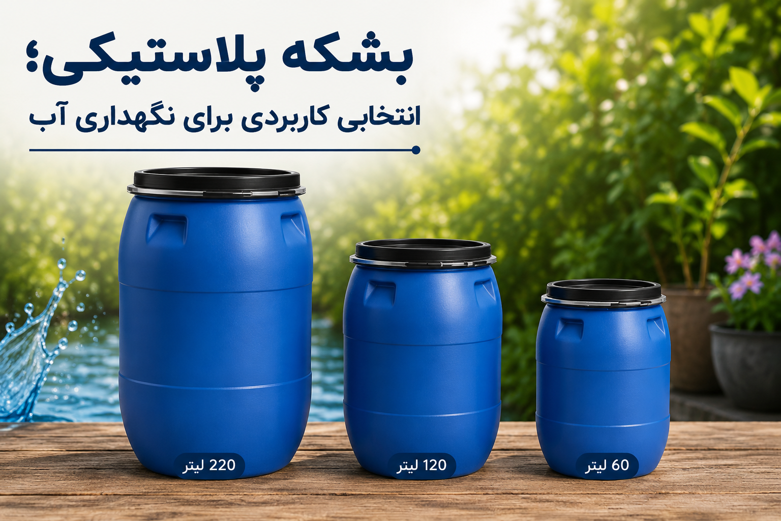 بشکه پلاستیکی؛ انتخاب مناسب برای نگهداری آب و مایعات بشکه پلاستیکی؛ انتخاب مناسب برای نگهداری آب و مایعات