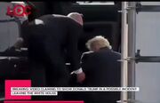 وقوع حادثه برای ترامپ هنگام خروج از کاخ سفید