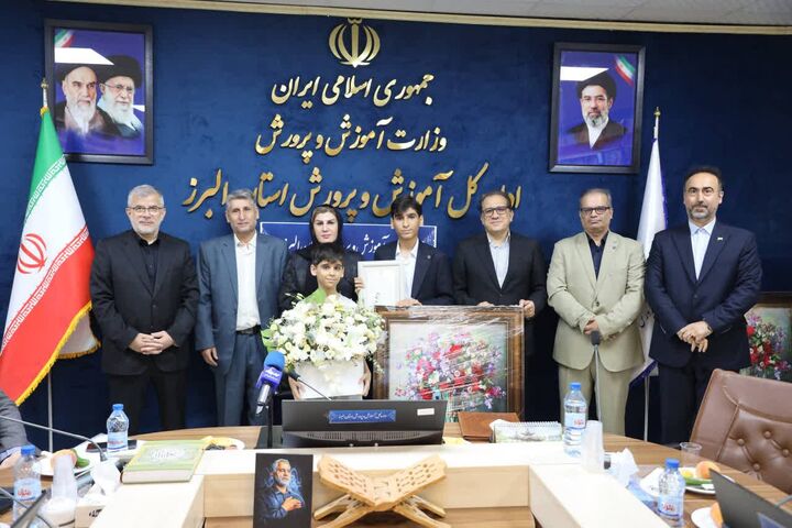 تجلیل استاندار البرز از مدال‌آوران طلایی البرزی در المپیادهای جهانی