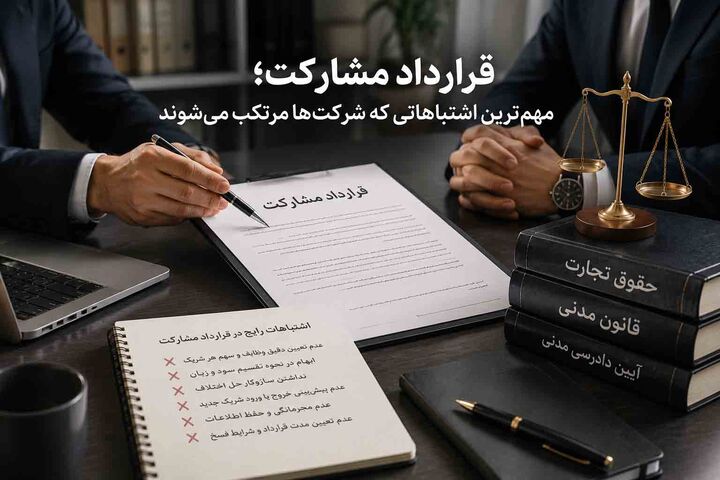 قرارداد مشارکت؛ مهم‌ترین اشتباهاتی که شرکت‌ها باید بدانند