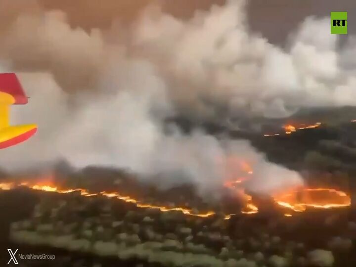 آتش‌سوزی مهارناپذیر در فرانسه